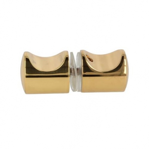 Shower Door Knobs in Polished Brass Finish