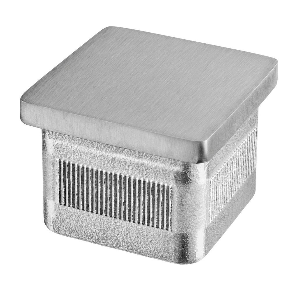 End Cap for Slotted Square Handrail