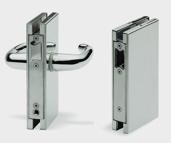 Heavy Duty Glass Door Latch with Handles